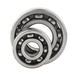 Bearings isolated on white background.