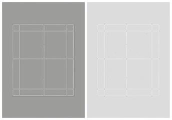 Grid Structure A Light & Dark Graphic Design