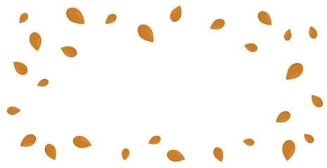 Almond Falling on Transparent Background. Healthy Food and Snack. Vector Illustration