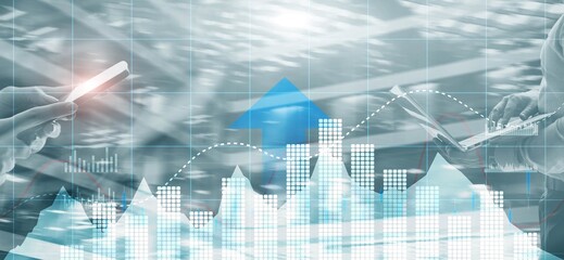 Business intelligence marketing finance management. Mixed Media