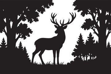 deer in the forest