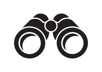 Binoculars icon, Binoculars Black vector