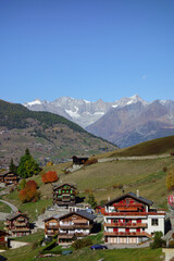 Fototapeta premium herbst in den schweizer alpen