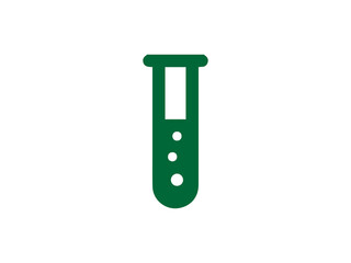 Test tube icon and illustration design vector design 