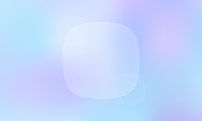 Soft and  gradient background with a transparent glass circle. Minimal abstract design in blue, purple, and pink hues perfect for modern UI, website banners, or futuristic presentation templates.