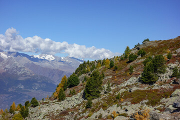 Am Matterhorn in der Schweiz