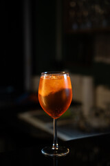 Aperol Spritz Cocktail Close-Up
