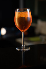 Aperol Spritz Cocktail Close-Up