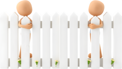 Facing Friends Dolls
