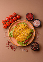 Mexican corn tortilla tacos with tuna, chicken, or beef. Corn tacos as a background