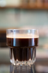 Glass of espresso