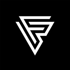 Letter FB or BF creative masculine logo design
