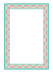 Vintage frame in a simple style. Decorative elegant frame in retro style. EPS10 Vector illustration