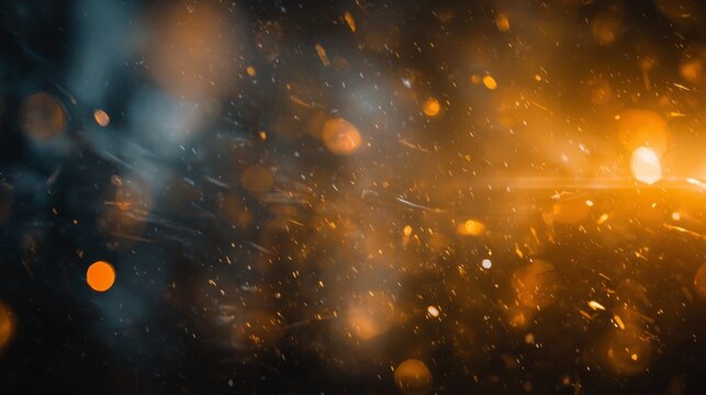 Retro film overly, image with scratch, dust and light leaks. Lens flare Christmas aesthetic banner concept in shades of red. Modern Xmas or new year, winter holidays design with copy space