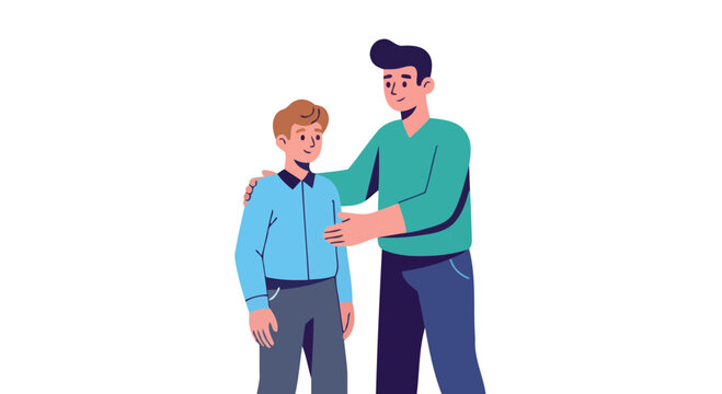 Fatherly Compassion and Care: A Depiction of Guidance, Support, and Encouragement