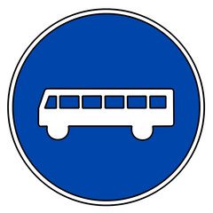 Bus sign