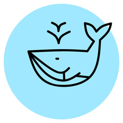 Fish Icon Hand drawn