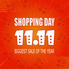 11.11 Shopping day - Biggest sale of the year