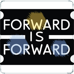 Motivational Message with Bold Typography and Energetic Brushstrokes Conveying Progress and Determination in a Dynamic Design for Inspiration