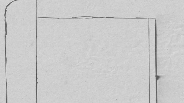 Gray paper with abstract lines texture animation.