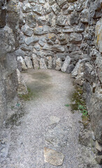 Sardinia Nuraghe, Nuraghe Adoni in Villanova Tulo, Sardinia, Ancient Stone Tower in Barbagia