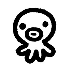 octopus takoyaki png outline, cute cartoon handdraws clipart kids doodle element hand drawn doodle, handwriting clipart, kawaii kids drawing, funny character, childlike sketch, handwritten words,
