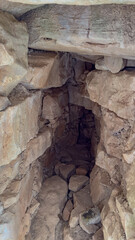 Sardinia Nuraghe, Nuraghe Adoni in Villanova Tulo, Sardinia, Ancient Stone Tower in Barbagia