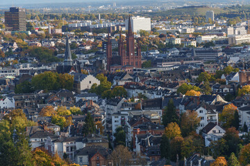 Sonniger Herbststag in Weisbaden