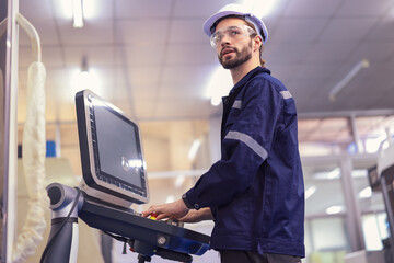 Male and femal engineers checking or maintenance electronic in AI or artificial intelligence Robot,...