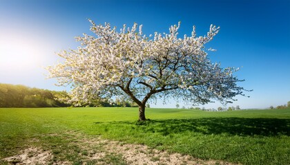 Blooming Tree In Spring