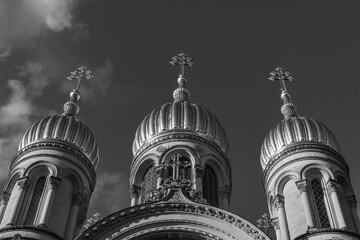 die hessische Landeshauptstadt Wiesbaden im Herbst