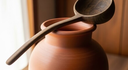 Thai traditional pottery craft thailand image cultural setting close-up view