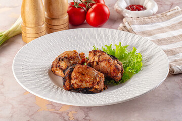 Hot Grilled chicken thigh barbecues