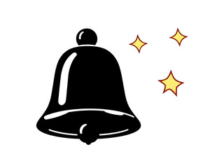 bell, symbol, vector, icon, illustration, design, alarm, alert, notification, ring, sound, chime, reminder, ringer, shape, silhouette, outline, flat, minimal, modern, simple, isolated, graphic, sign, 