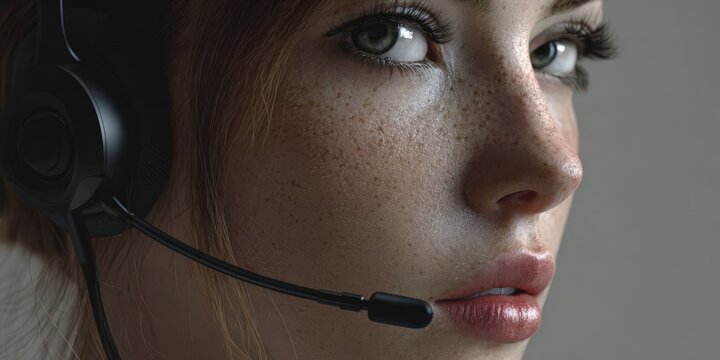 Professional Call Center Agent Providing Customer Support and Financial Advice