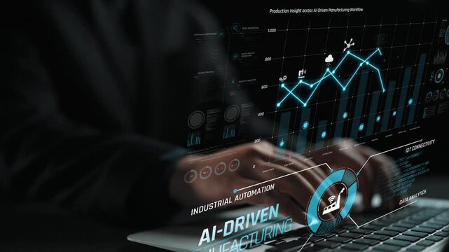 AI-driven manufacturing boosts industrial automation through IoT, cloud, and data analytics. Manufacturing process and factory output are optimized with smart feedback and AI. Marrow