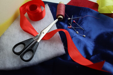 Essential Sewing Tools and Materials for Various Craft Projects and Activities