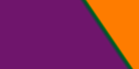 Abstract geometric background with vibrant purple and orange colors separated by a diagonal green line creating a dynamic visual effect