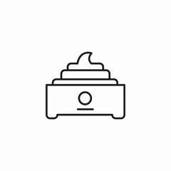 aromatherapy diffuser unit icon sign vector