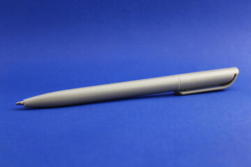 Gray plastic pencil, minimalist design