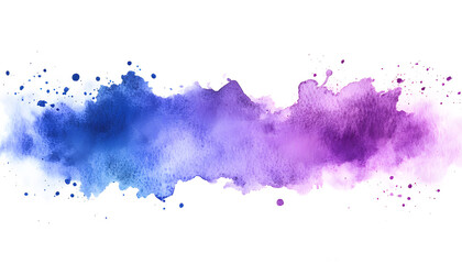 Obraz premium hand painter colors watercolor purple violet stain texture background