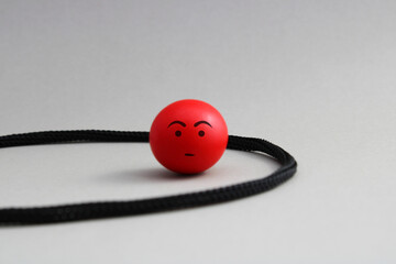 Sphere advances to a limit that it must overcome