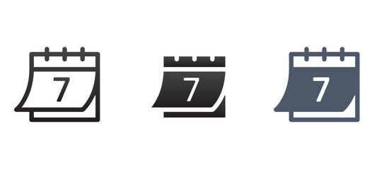 Minimalist Calendar Date Icon