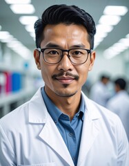 portrait of a man in a hospital