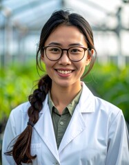 portrait of a female doctor in a hospital