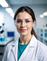 portrait of a female doctor in a hospital