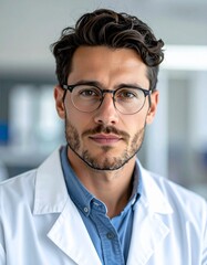 portrait of a man in a hospital
