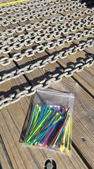 Color Zip Ties for Anchor Chain Marking