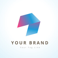 Hexagon Abstract Icon Elements - Illustration