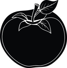 Apple Vector Illustration: Simple Fruit Design for Healthy Lifestyle and Food Related Projects